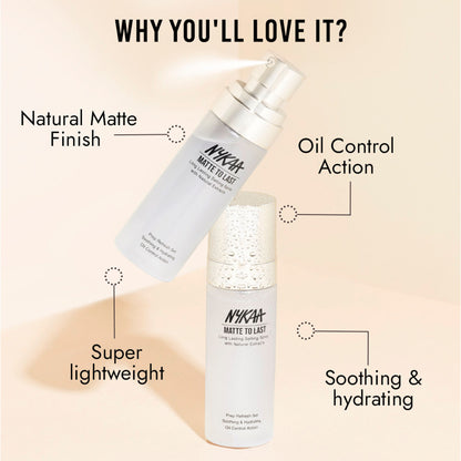 Nykaa Matte to Last Long Lasting Setting Spray with Natural Extracts