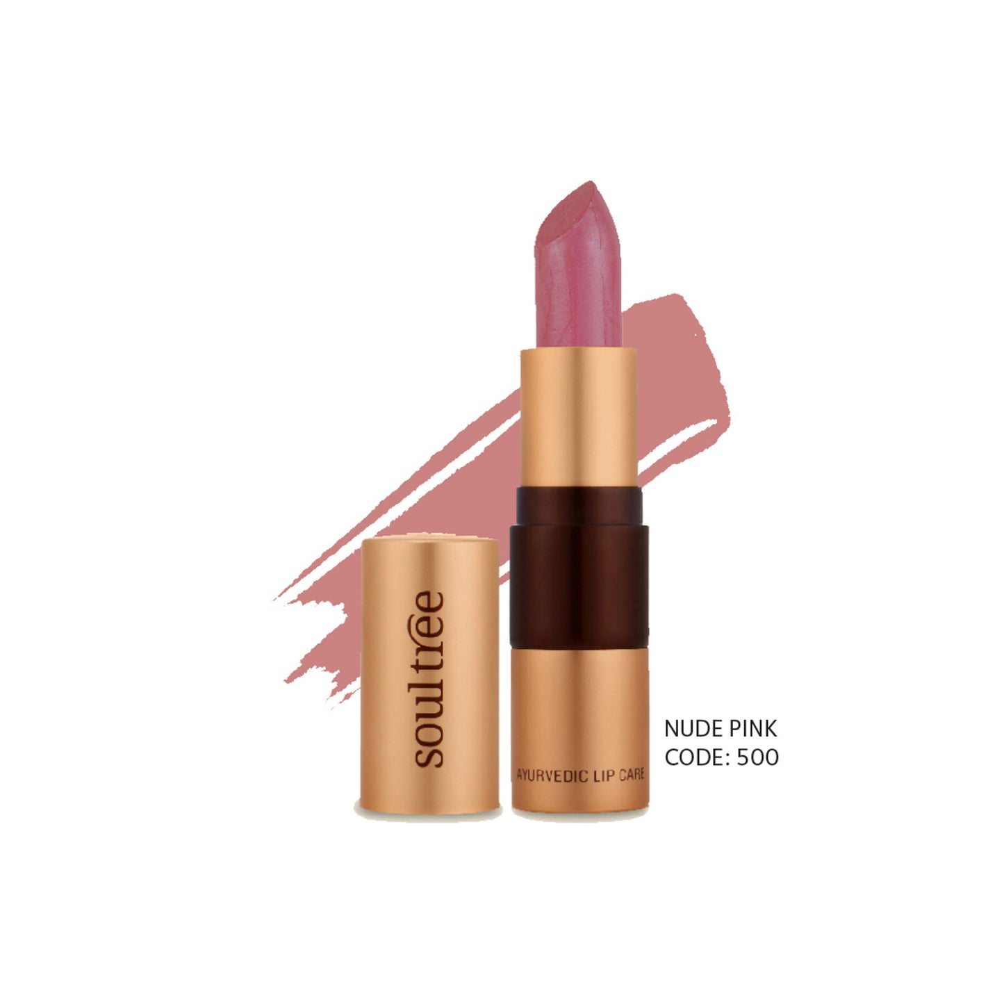 SoulTree Ayurvedic Lipstick - Nude Pink - 500