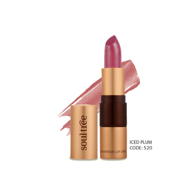 SoulTree Ayurvedic Lipstick - Iced Plum-520