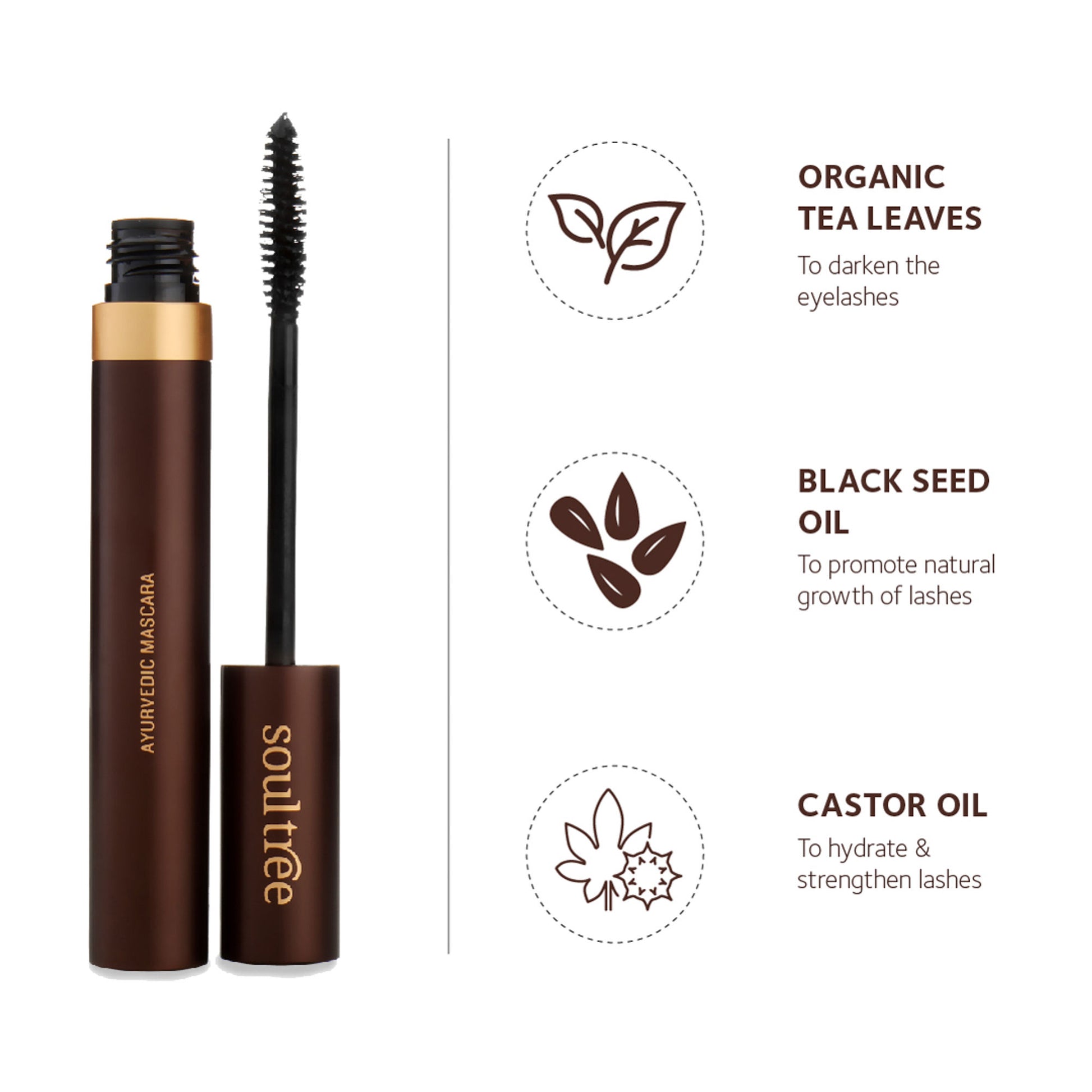 SoulTree Mascara - Pure Black