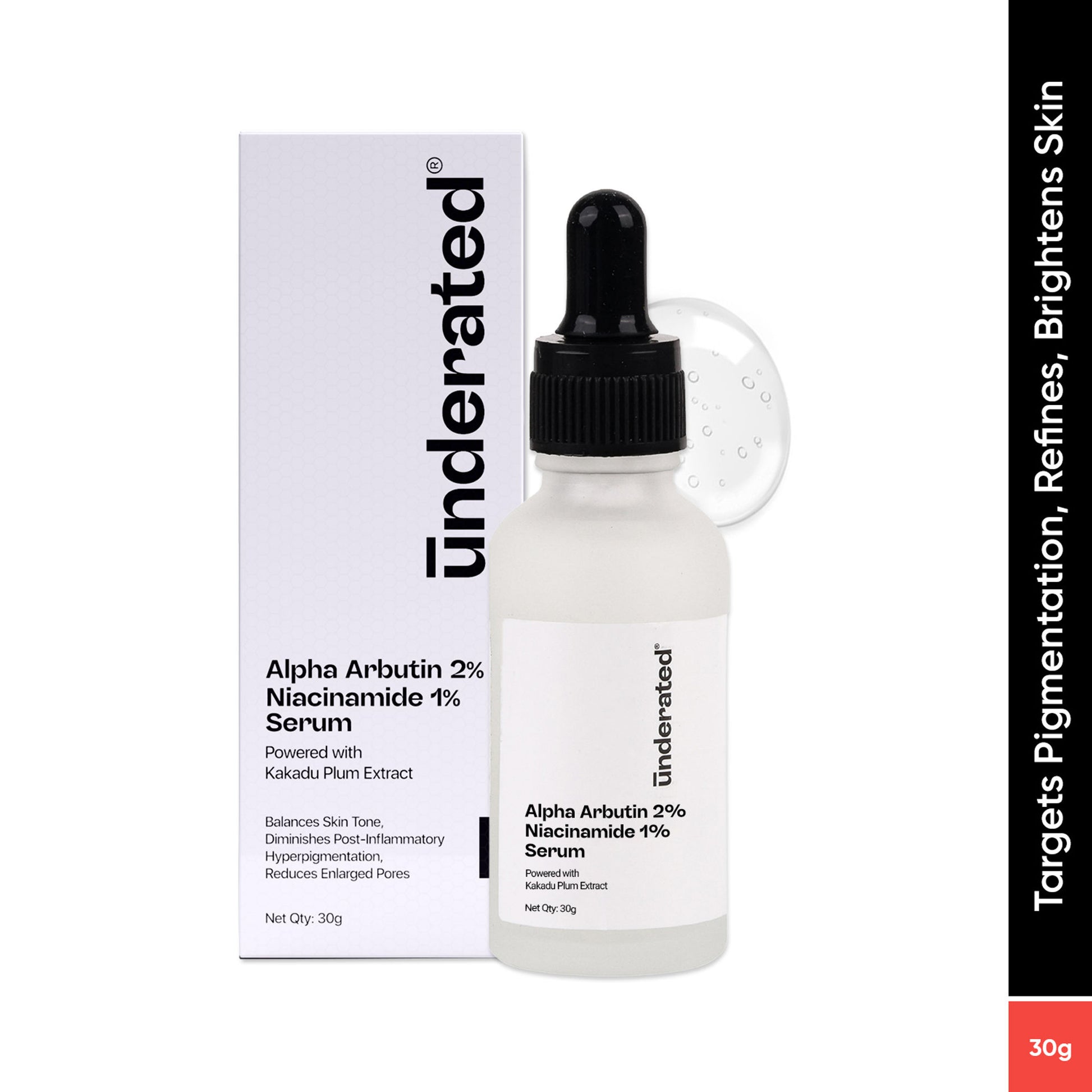 Underated Alpha Arbutin 2% Niacinamide 1% Serum
