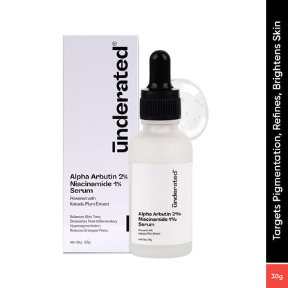 Underated Alpha Arbutin 2% Niacinamide 1% Serum