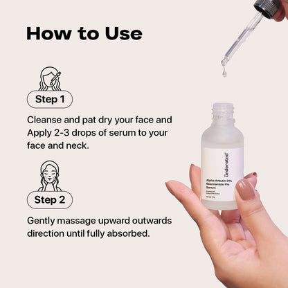 Underated Alpha Arbutin 2% Niacinamide 1% Serum