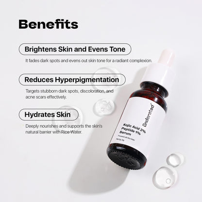 Underated Kojic Acid 2% + Peptide 1% Serum