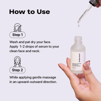 Underated Salicylic Acid 2%, Tranexamic Acid 2% Serum
