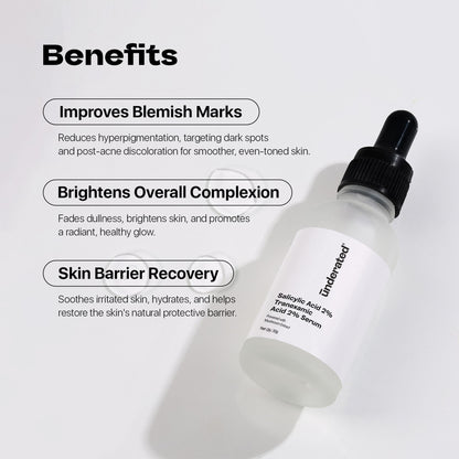 Underated Salicylic Acid 2%, Tranexamic Acid 2% Serum