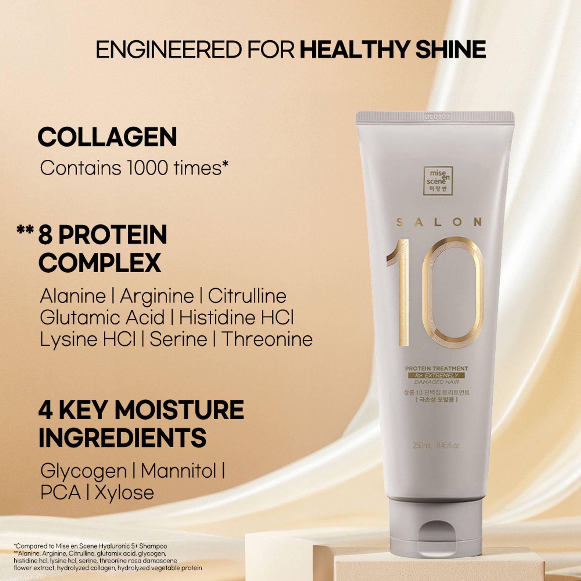 mise en scene Salon 10 Protein Treatment For Extremely Damaged Hair
