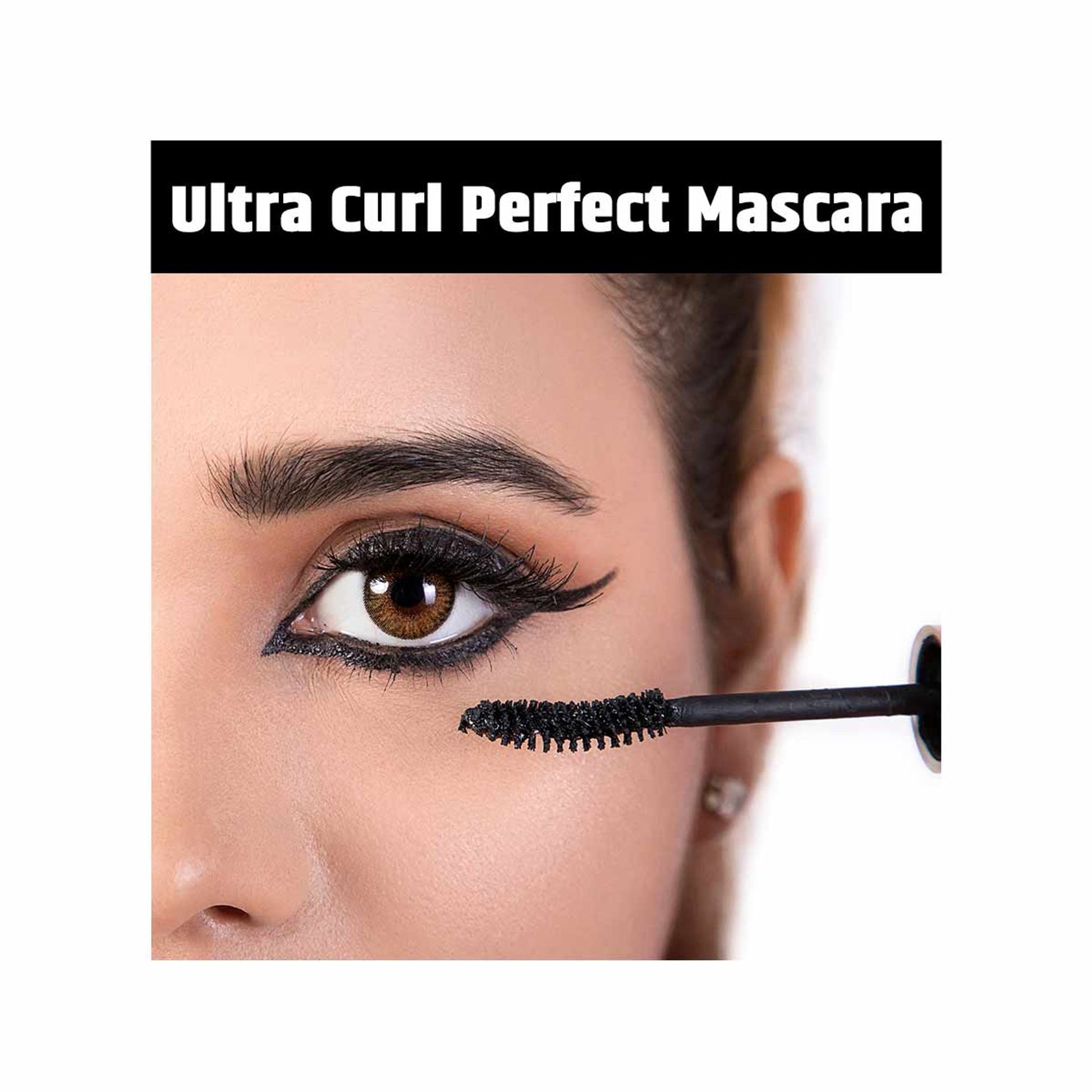 Insight Cosmetics Ultra Curl Perfect Mascara, Long Wear & Waterproof - Black