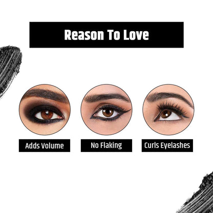 Insight Cosmetics Ultra Curl Perfect Mascara, Long Wear & Waterproof - Black