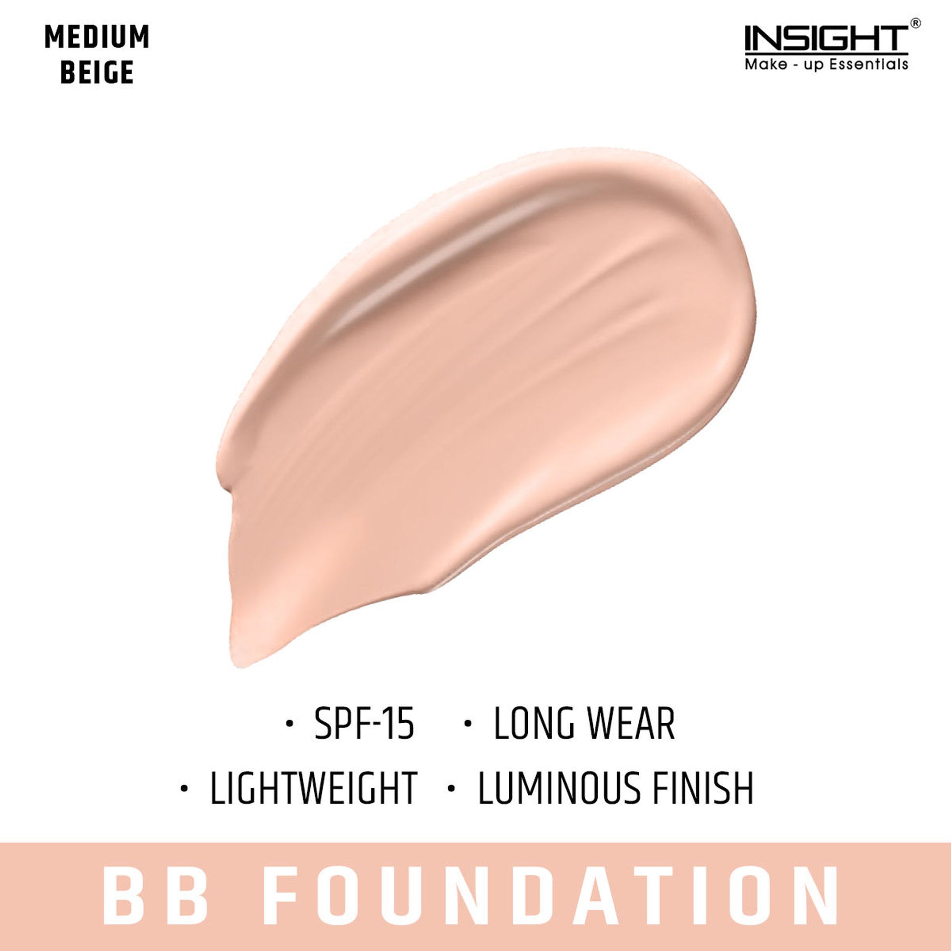 Insight Cosmetics SPF -15 SPF Foundation - Medium Beige