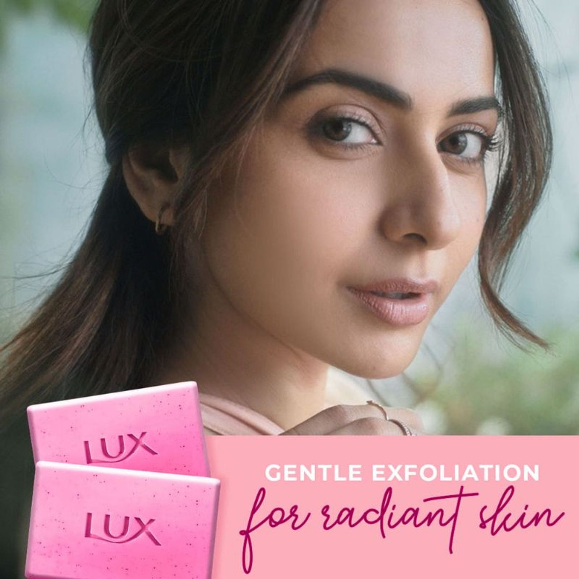 Lux Essence Of Himalayas Rose & Aloe Vera Exfoliating Soap - Pack Of 5