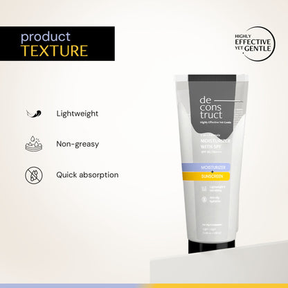 Deconstruct 2 In 1 Moisturizer & Sunscreen - SPF 50 Pa++++