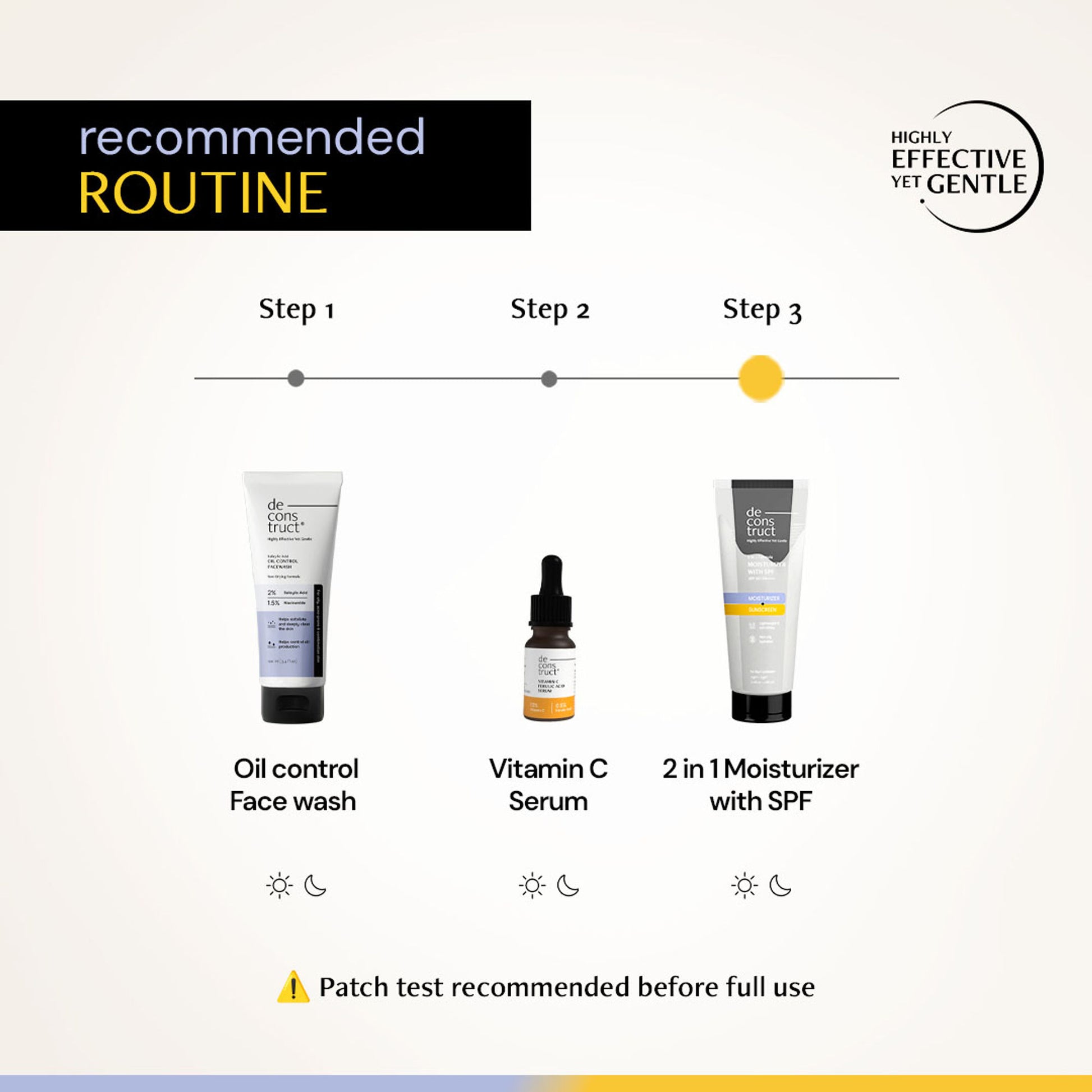 Deconstruct 2 In 1 Moisturizer & Sunscreen - SPF 50 Pa++++