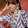 Indyancart IE Women Floral Printed Regular Pure Cotton Kurta with Trousers