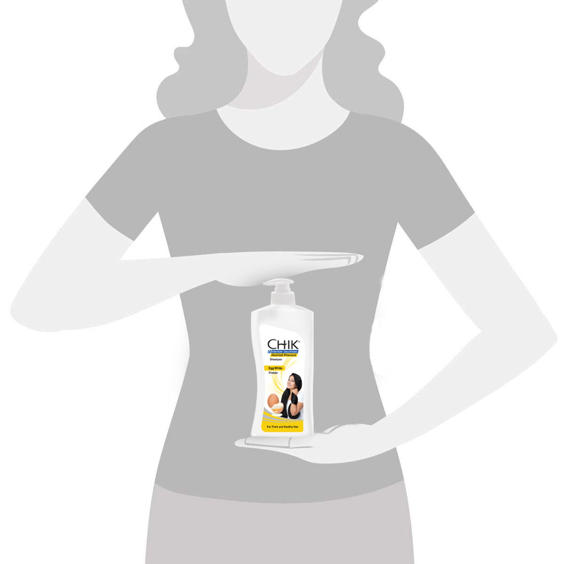 Chik Hairfall Prevent Egg White Shampoo