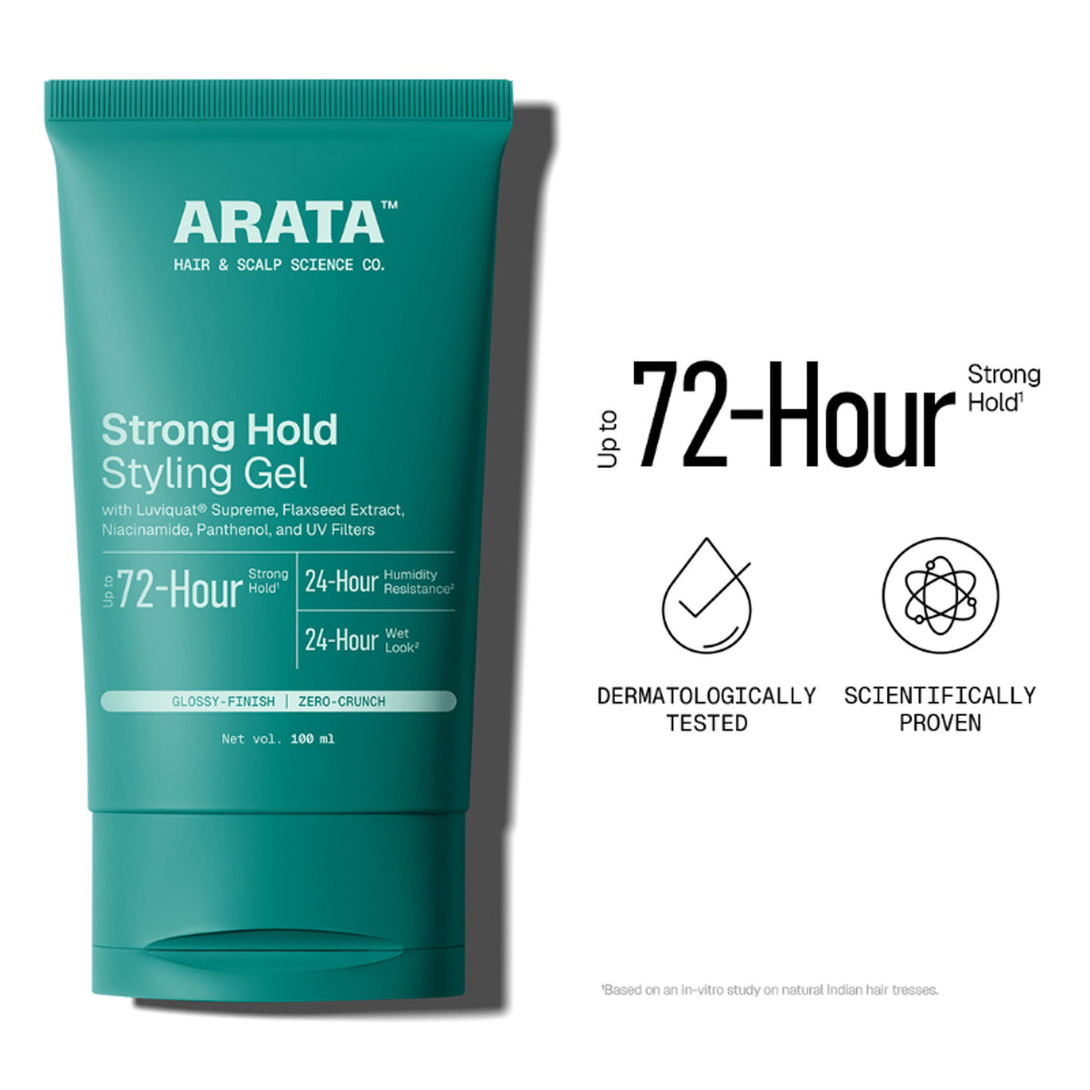 Arata Styling Hair Gel For Strong Hold & Definition Adds Texture & Control