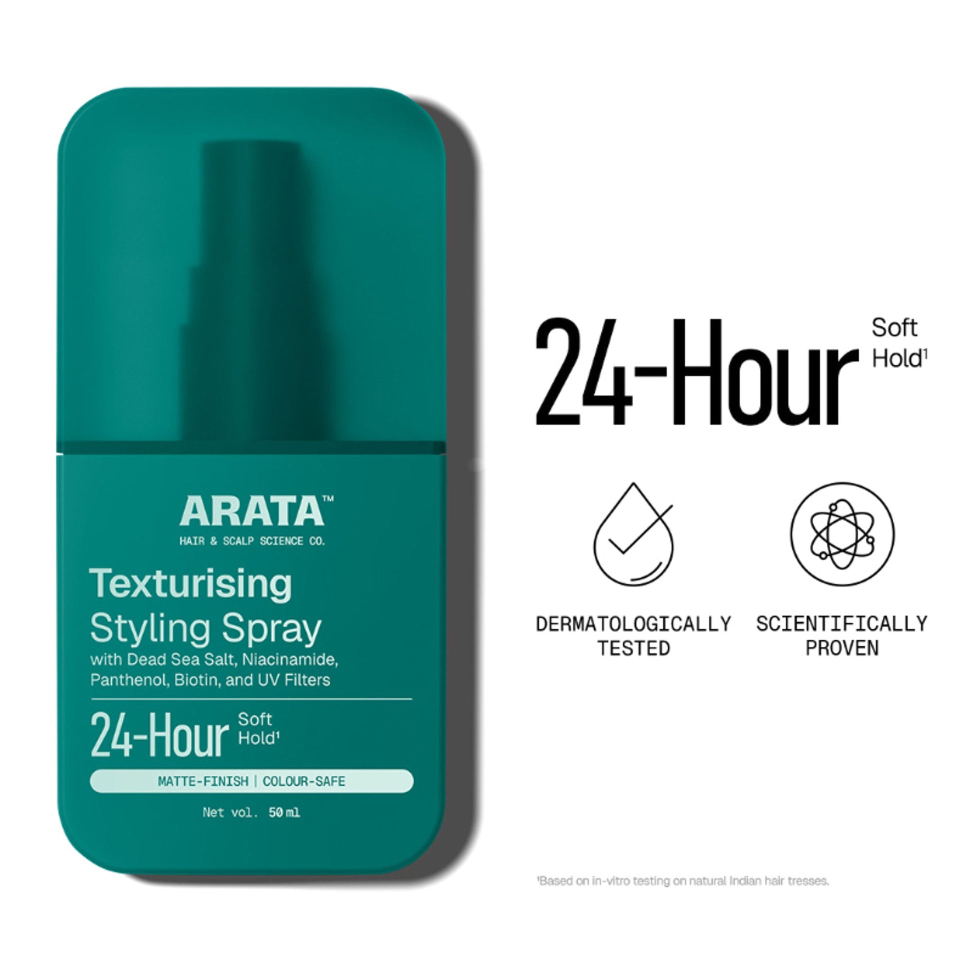 Arata Sea Salt Texture Hair Spray Infused With Sea Salt Biotin & Niacinamide
