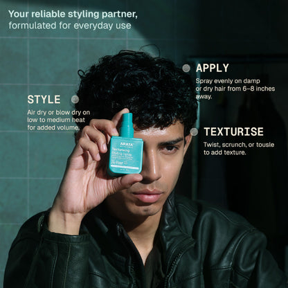 Arata Sea Salt Texture Hair Spray Infused With Sea Salt Biotin & Niacinamide