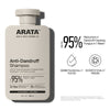 Arata Anti-Dandruff Shampoo, With Piroctone Olamine, Up To 100% Dandruff Reduction