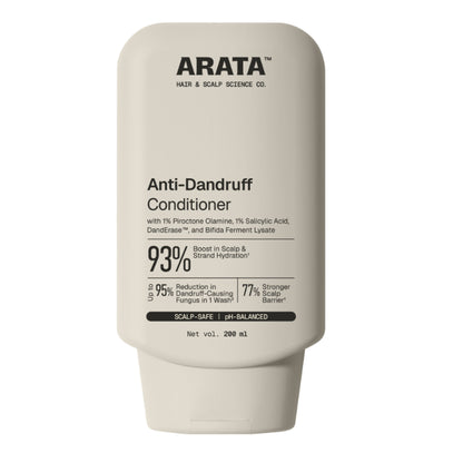 Arata Anti-Dandruff Conditioner, Soothes, Hydrates & Controls Flakes