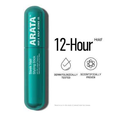 Arata Gel Based Hair Fix Stick for All Hair Types, Hair Stick for Frizzy Hair, Biotin & Hyaluronic Acid