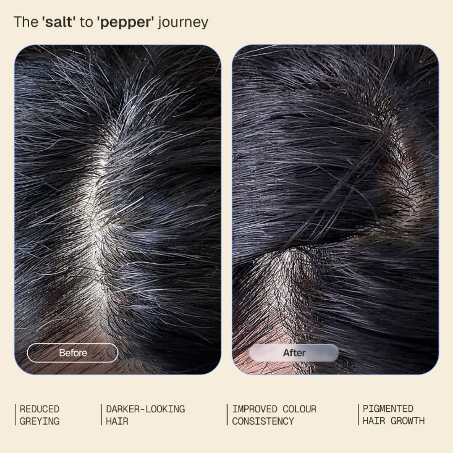 Arata Anti-Grey Serum with MelanoGray & Vegan Keratin