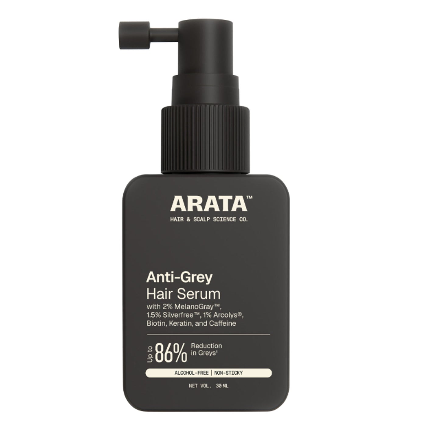 Arata Anti-Grey Serum with MelanoGray & Vegan Keratin