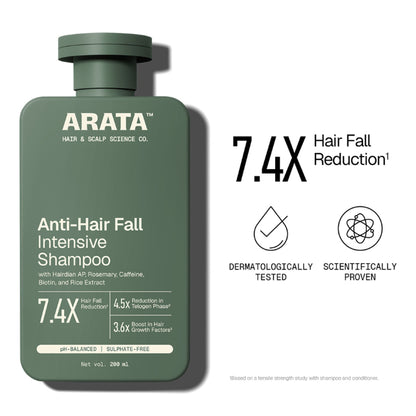 Arata Multi-Active Anti-Hair Fall Shampoo