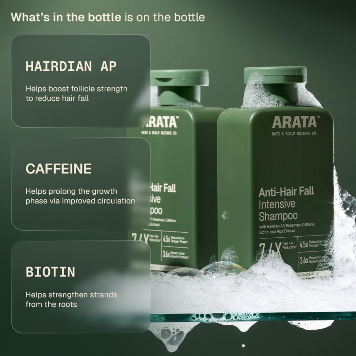 Arata Multi-Active Anti-Hair Fall Shampoo