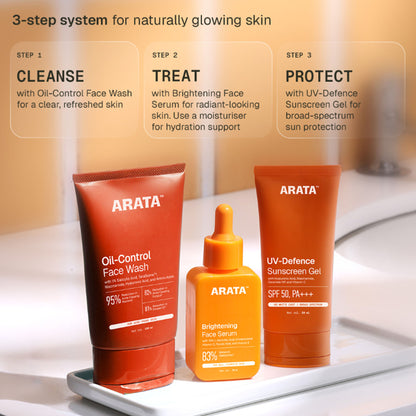 Arata Menthol Ice Burst Face Wash