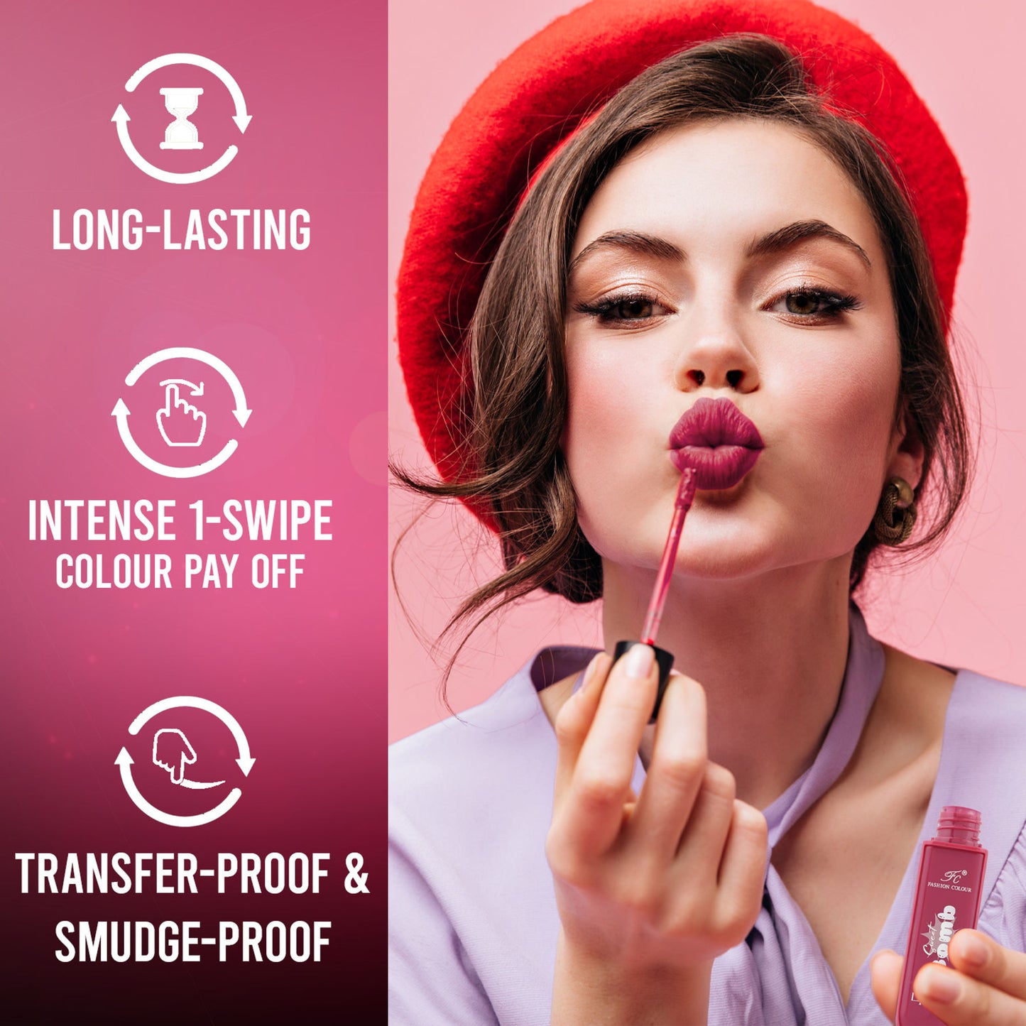 FASHION COLOUR Sweet Bomb Lip Gloss - Nude Halo