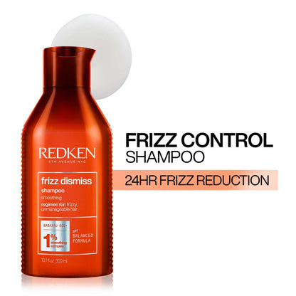 Redken Frizz Dismiss Shampoo with Smoothening Complex for Frizzy Hair