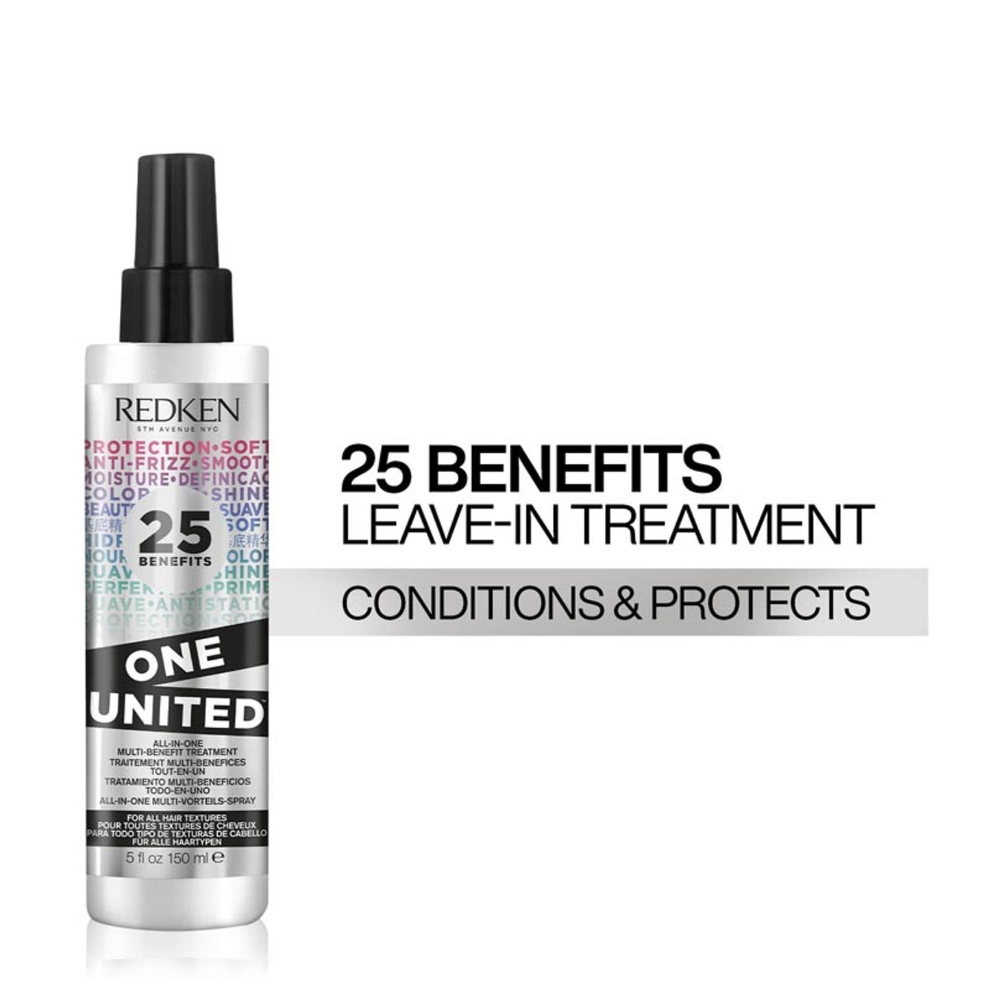 Redken One United Multi Benefit Leave-In Treatment, Hair Serum, For Daily Use