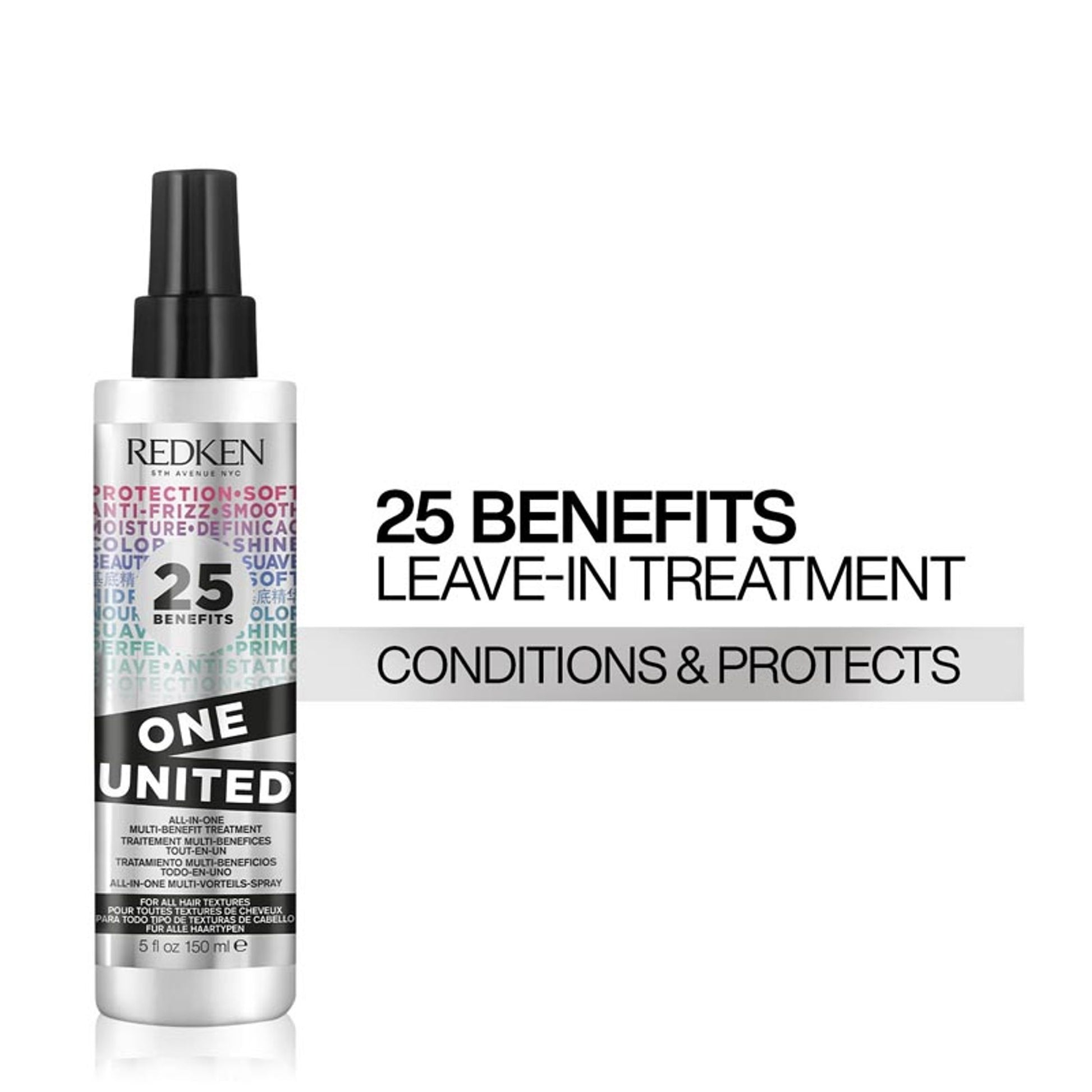 Redken One United Multi Benefit Leave-In Treatment, Hair Serum, For Daily Use