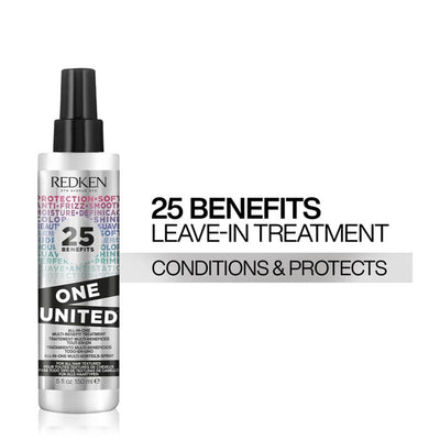 Redken One United Multi Benefit Leave-In Treatment, Hair Serum, For Daily Use