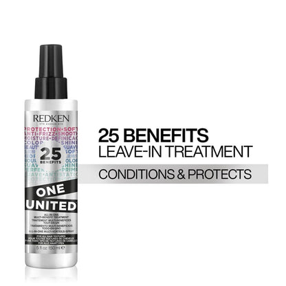 Redken One United Multi Benefit Leave-In Treatment, Hair Serum, For Daily Use