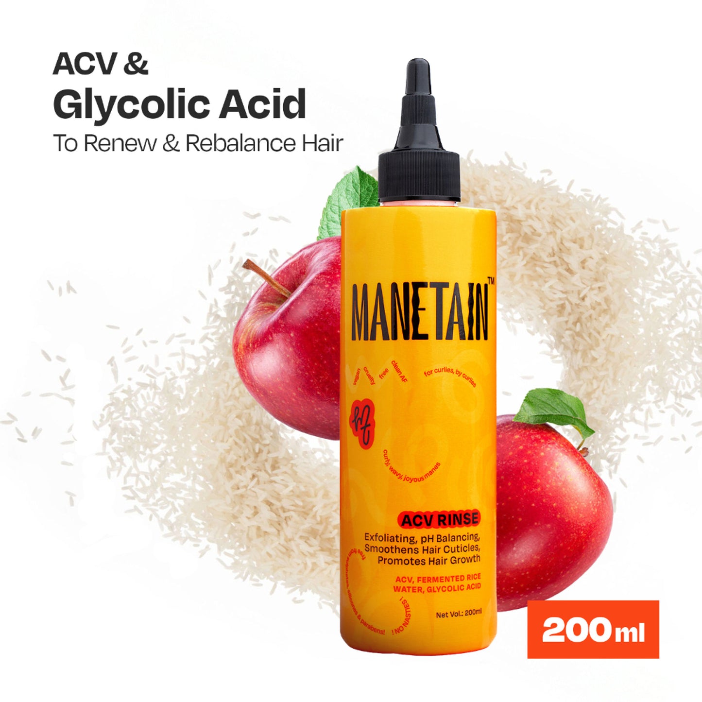 Manetain Apple Cider Vinegar Hair Rinse