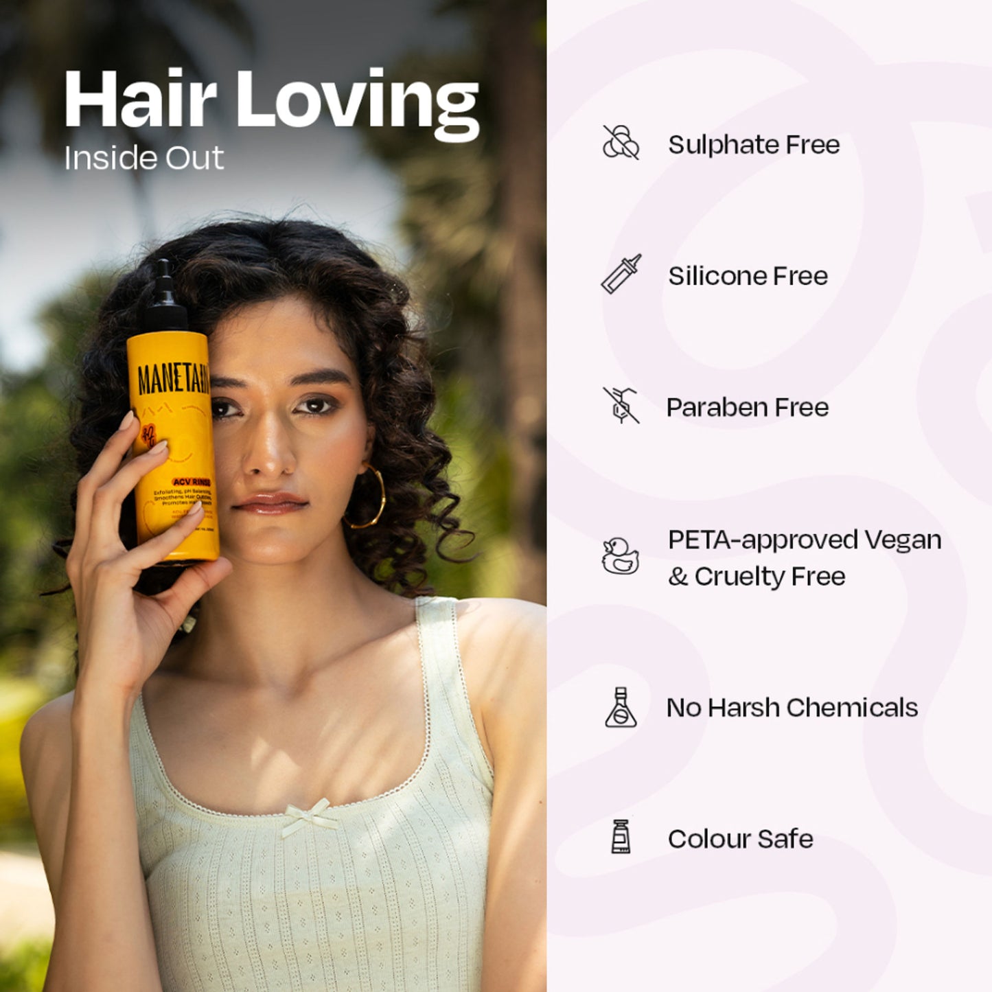 Manetain Apple Cider Vinegar Hair Rinse