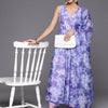Dhiyona VA Women's Floral Printed Empire Gotta Patti Kurta with Trousers & With Dupatta