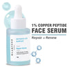Glamveda 1% Copper Peptide + Hyaluronic Acid Anti Aging Serum - Reduces Fine Lines & Wrinkles