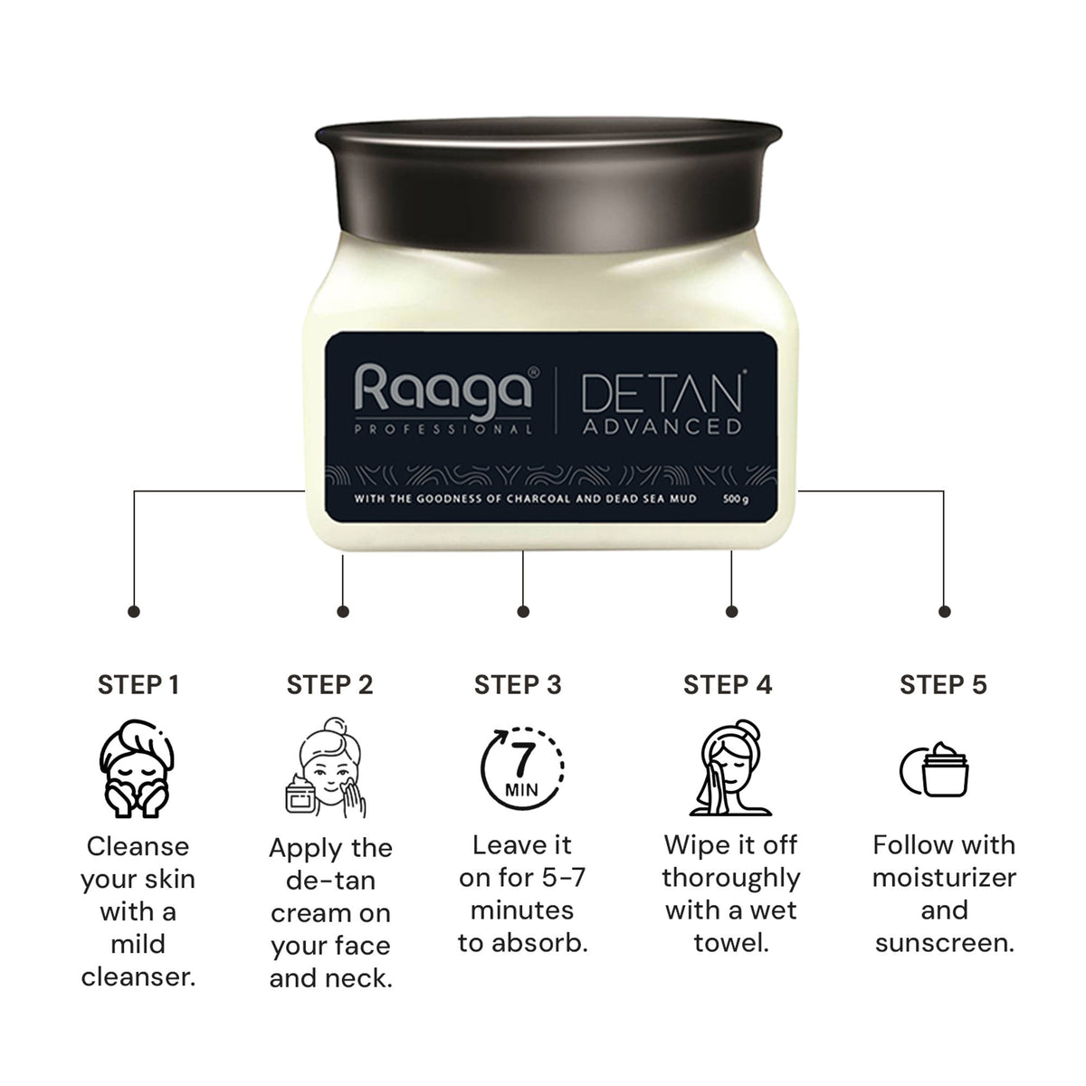 Raaga Professional Detan Advanced Cream for All type of Skin