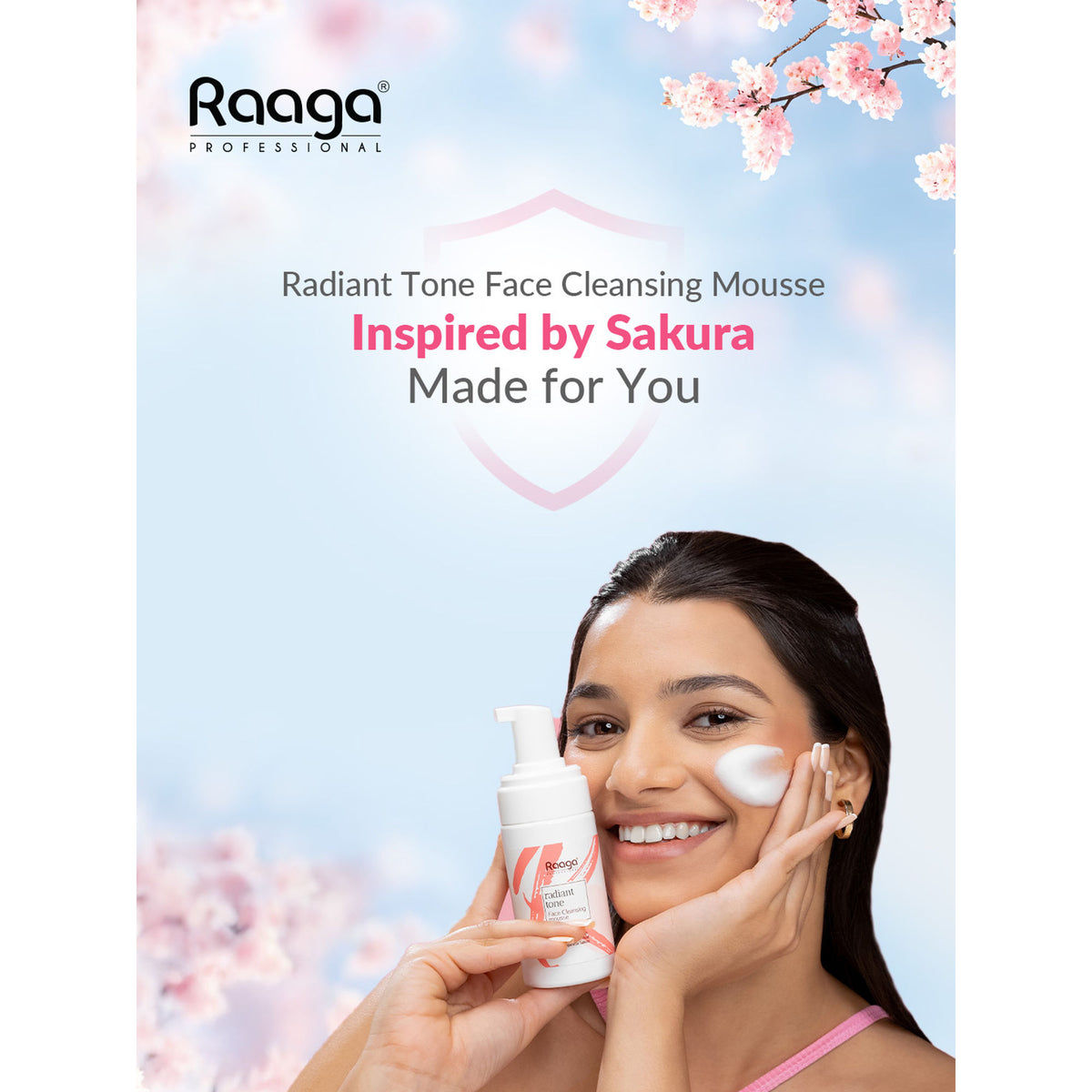 Raaga Professional Radiant Tone Face Cleansing Mousse