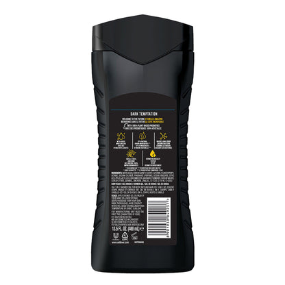 Axe Dark Temptation 3 In 1 Body, Face & Hair Wash For Men