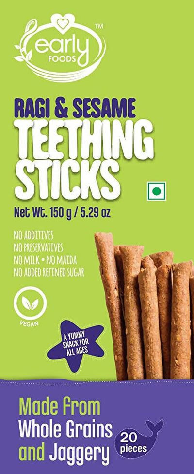 Early Foods Ragi & Sesame Teething Sticks