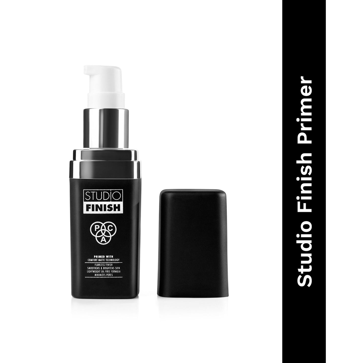 PAC Studio Finish Primer - Lightweight Mattifying Gel Formula, Soft Focus Finish Ideal for Oily Skin