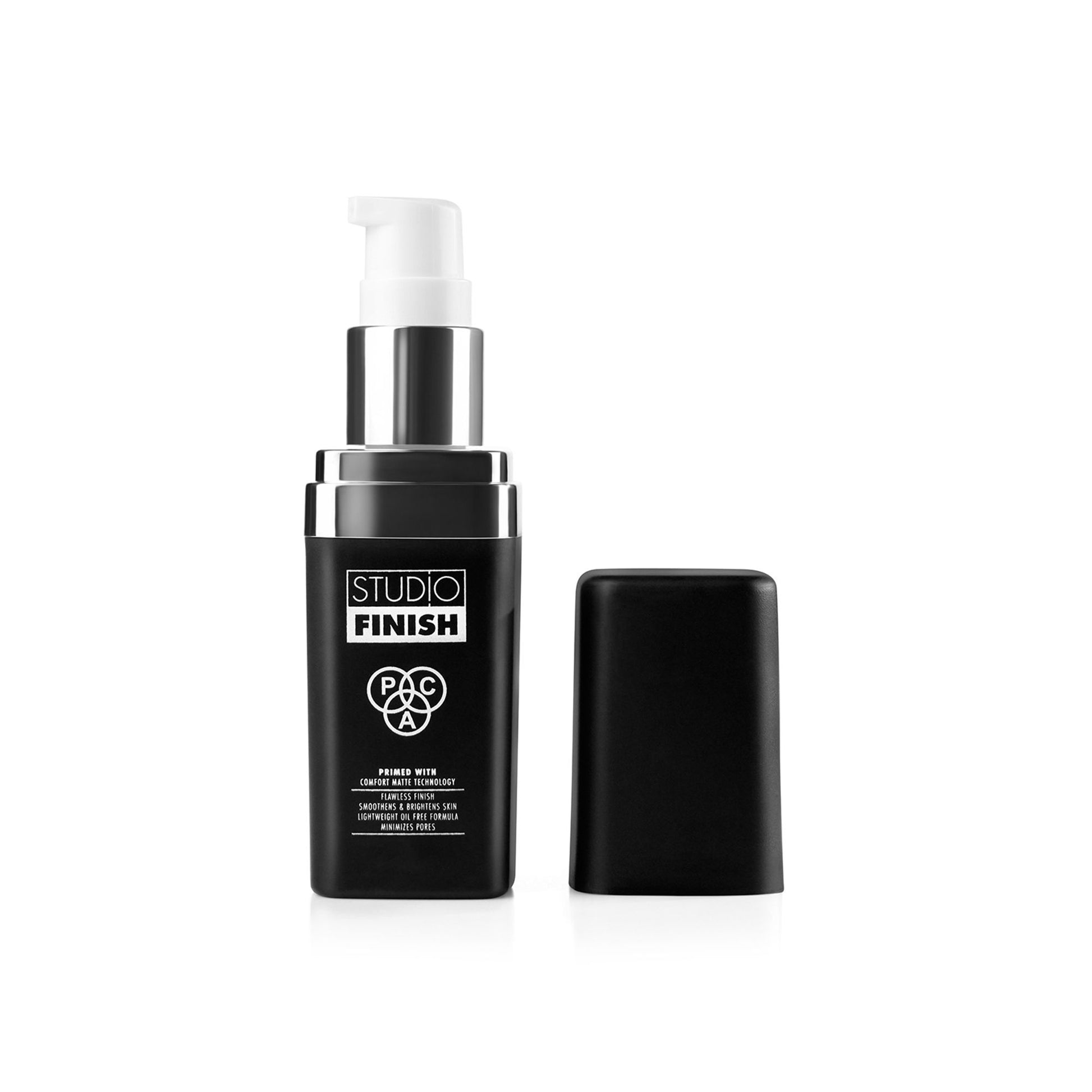 PAC Studio Finish Primer - Lightweight Mattifying Gel Formula, Soft Focus Finish Ideal for Oily Skin