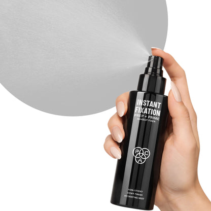 PAC Instant Fixation Prep & Prime Makeup Fixer - Hydrating Dewy Finish Setting Spray