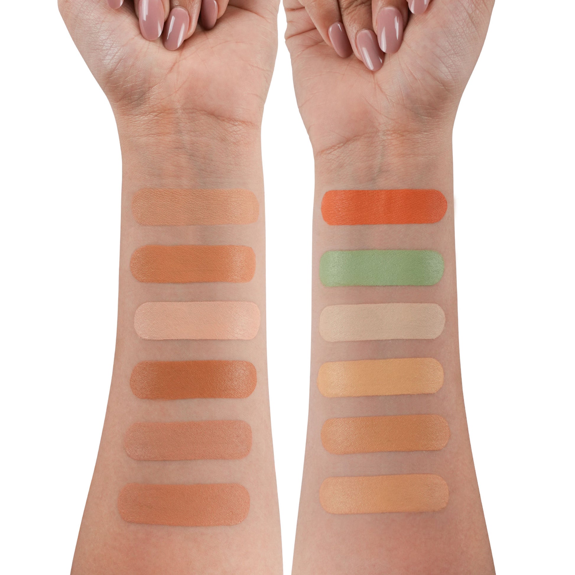 PAC Super Coverage Cream Concealer Palette X12 - Creamy Blendable Formula, Longlasting Full Coverage