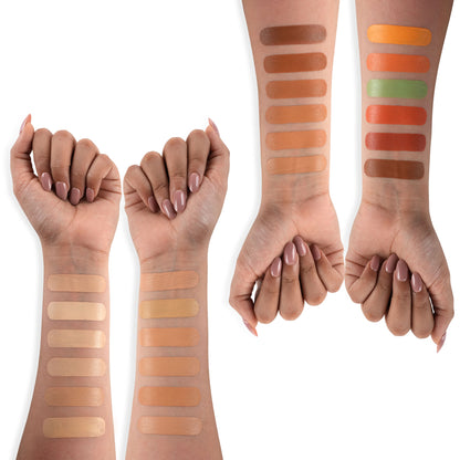 PAC Studio Concealer Vault Palette - All in One MUA Palette, Buildable Coverage for every Skin Tone