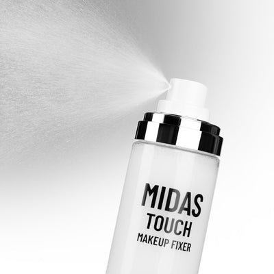 PAC Midas Touch Makeup Fixer - Glow Setting Spray, Non - Sticky, Infused With Pearlescent Particles
